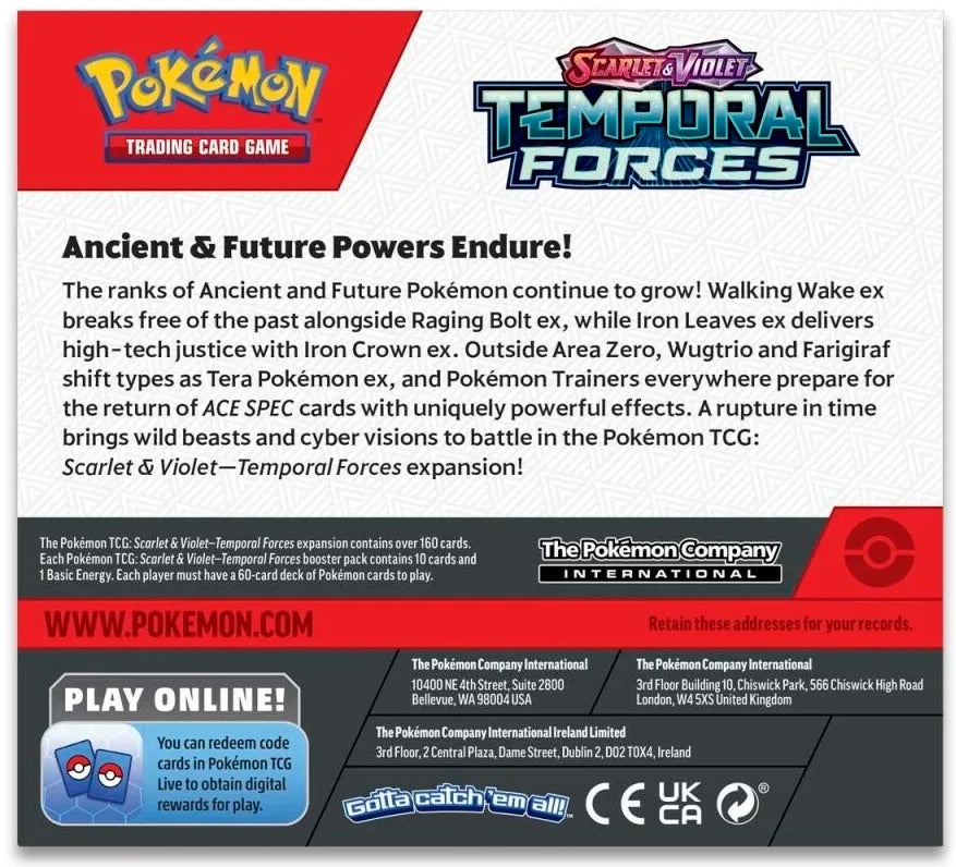 Pokemon TCG: Scarlet & Violet - Temporal Forces - Booster Box