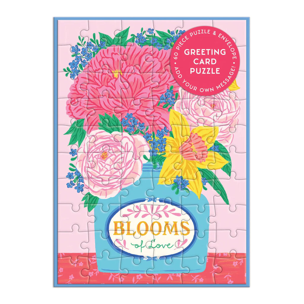 Galison: Puzzle - Greeting Card Blooms of Love (60pc Jigsaw) Board Game