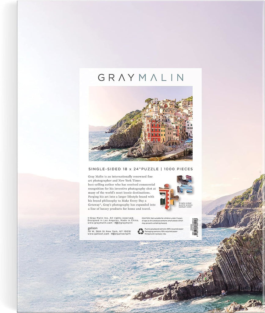 Galison: Gray Malin Cinque Terre - Book Puzzle (1000pc Jigsaw) Board Game