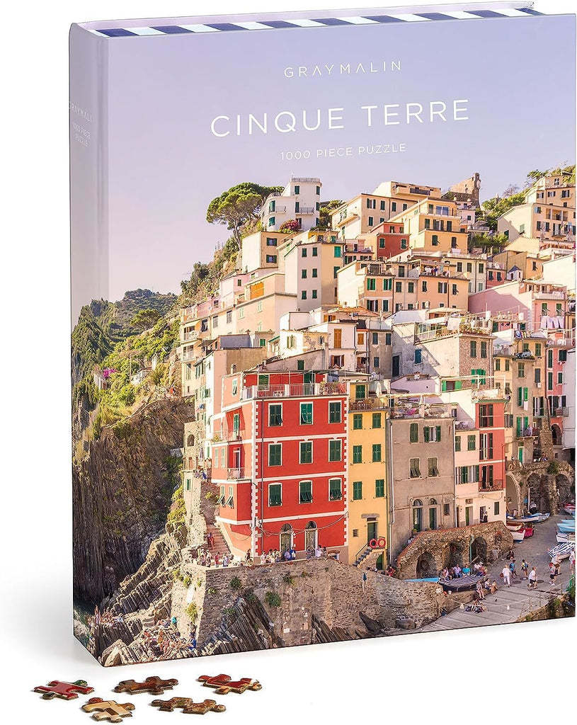 Galison: Gray Malin Cinque Terre - Book Puzzle (1000pc Jigsaw) Board Game