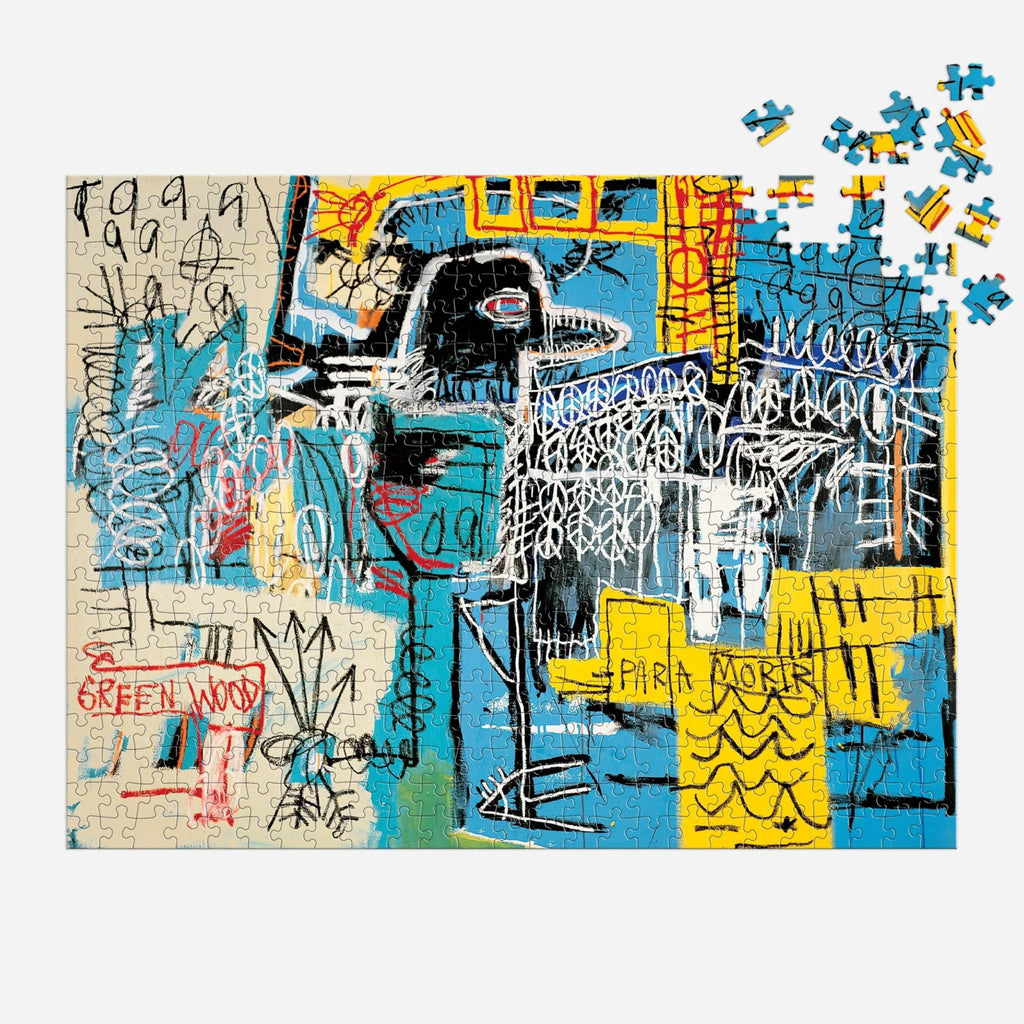 Galison: Basquiat Bird on Money - Book Puzzle (500pc Jigsaw) Board Game