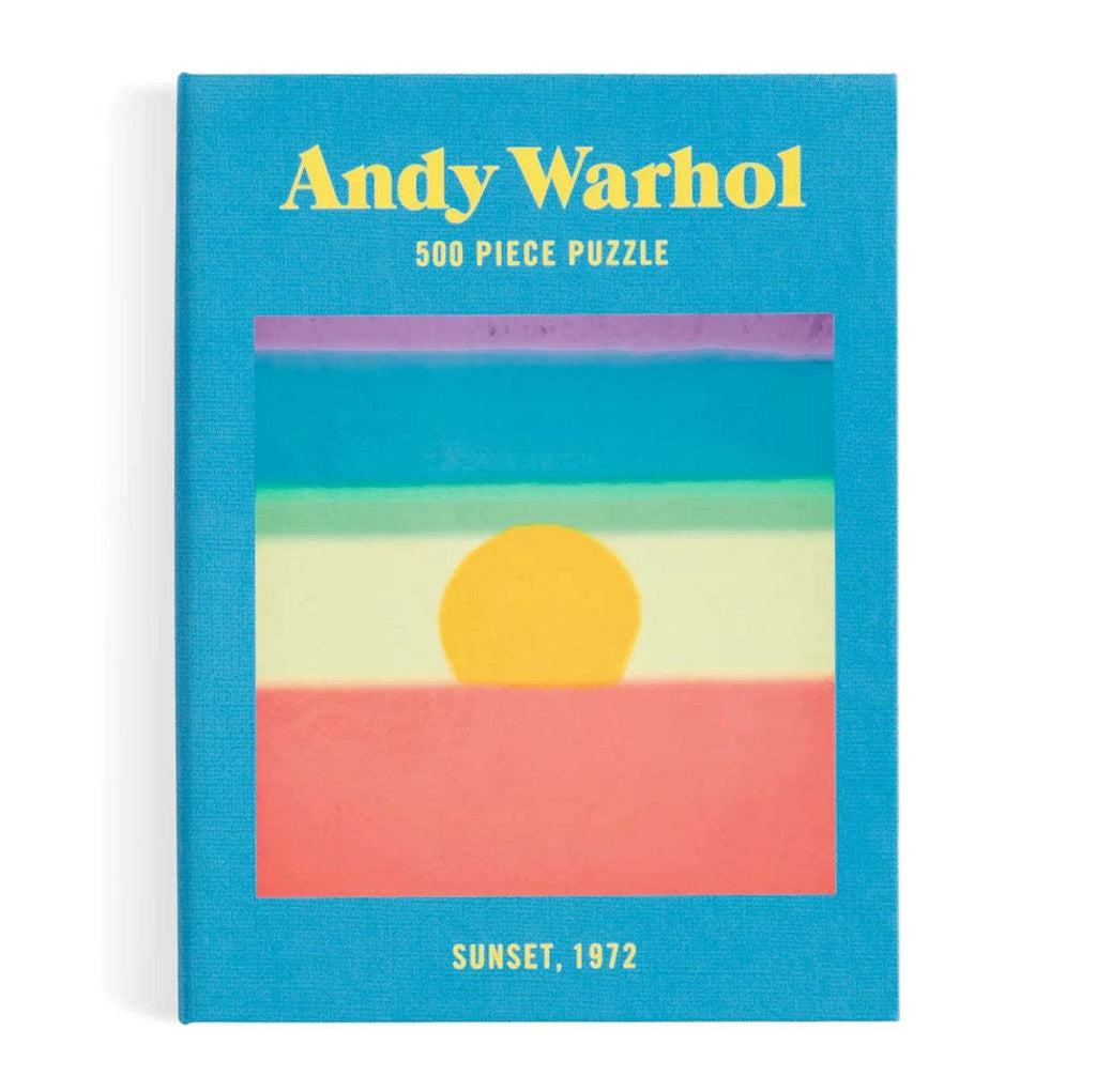 Galison: Andy Warhol Sunset - Book Puzzle (500pc Jigsaw) Board Game
