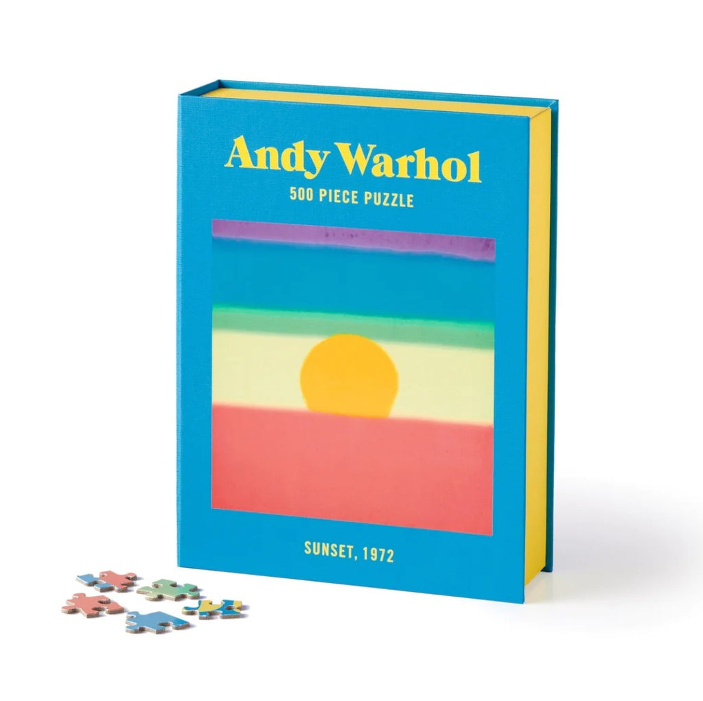 Galison: Andy Warhol Sunset - Book Puzzle (500pc Jigsaw) Board Game