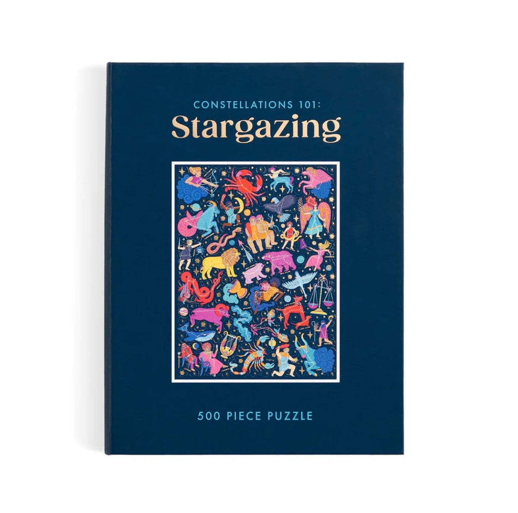 Galison: Constellations 101 Stargazing - Book Puzzle (500pc Jigsaw) Board Game