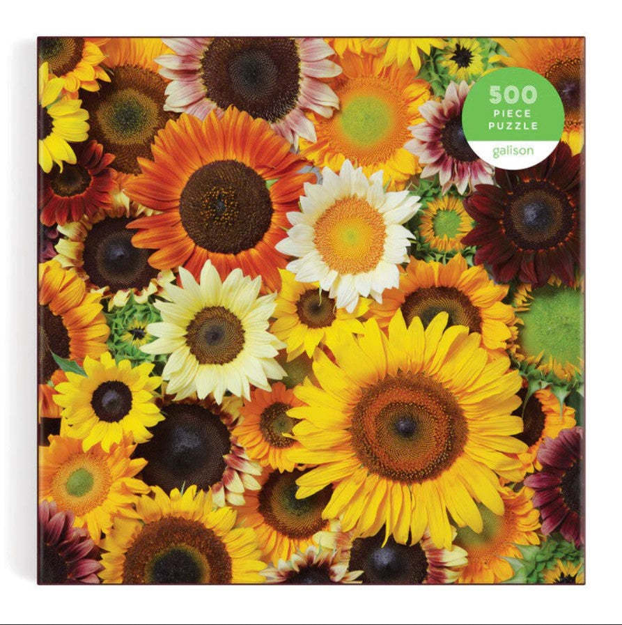 Galison: Sunflower Blooms Puzzle (500pc Jigsaw) Board Game