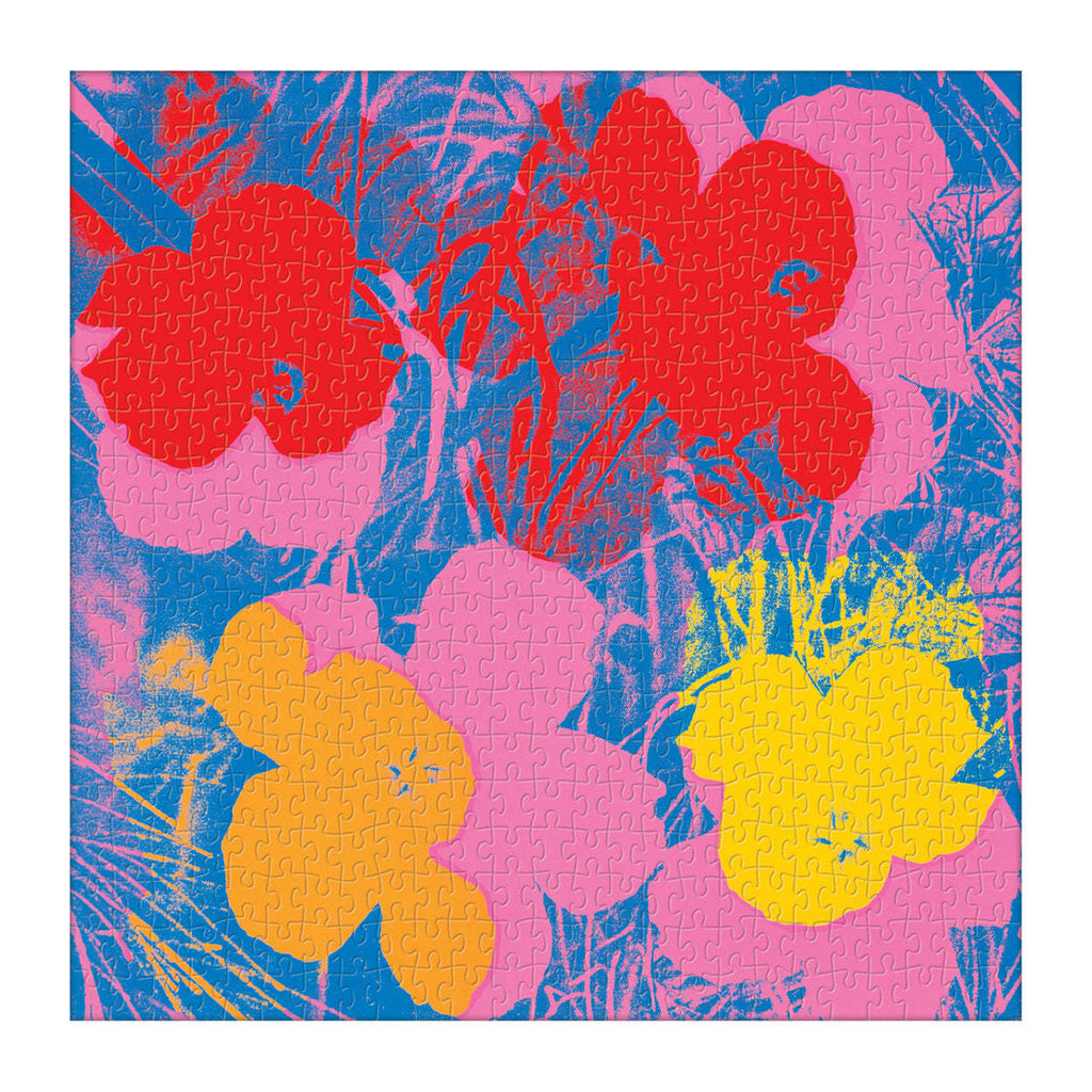 Galison: Andy Warhol Flowers Puzzle (500pc Jigsaw) Board Game