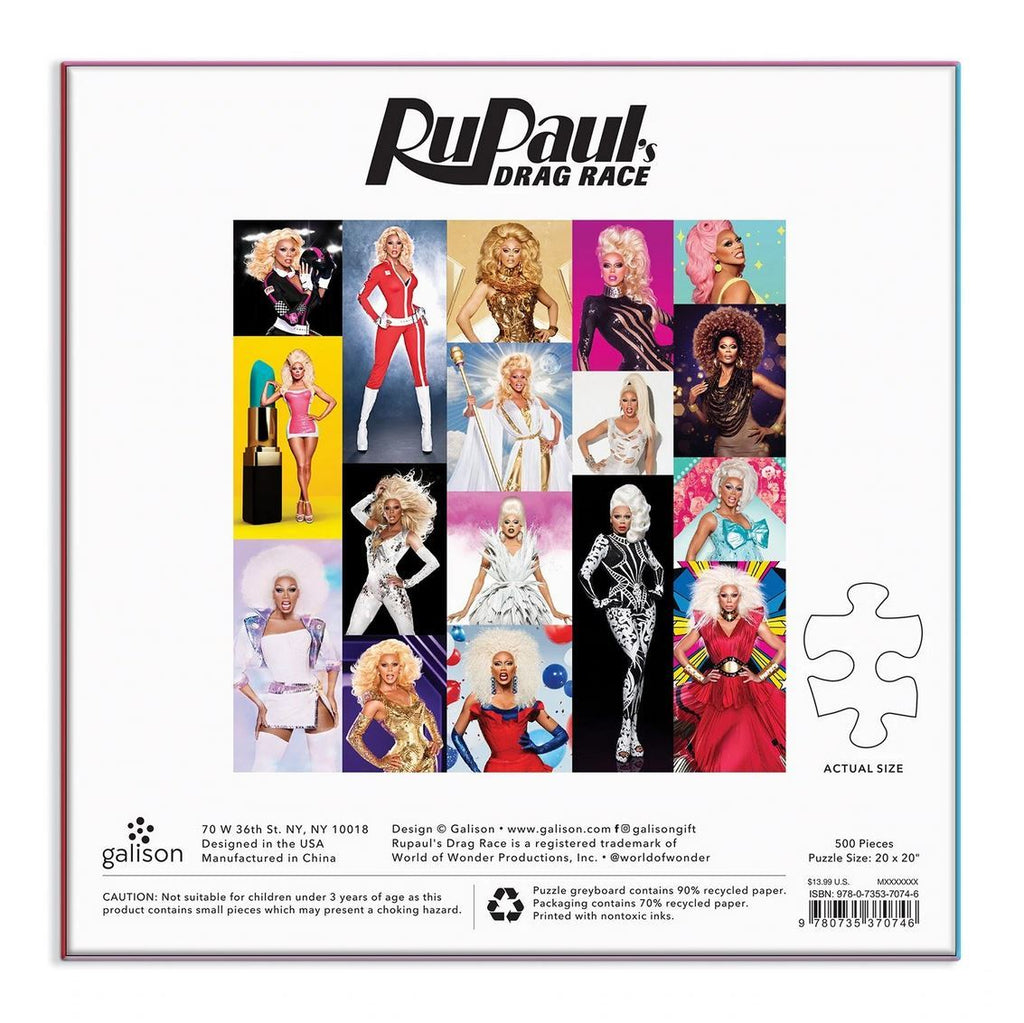 Galison: RuPaul's Drag Race Puzzle (500pc Jigsaw) Board Game