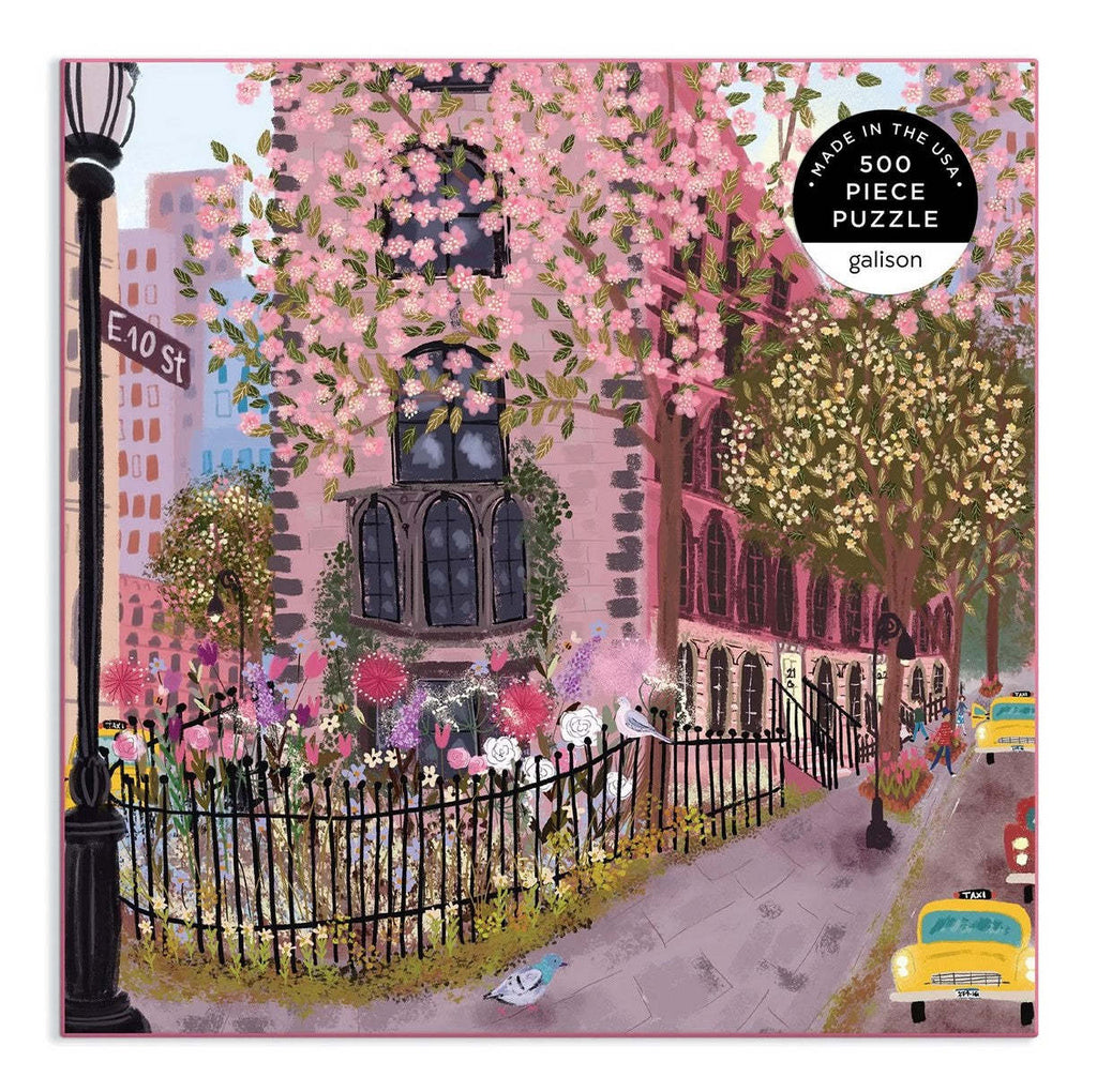 Galison: Joy Laforme Blooming Streets Puzzle (500pc Jigsaw) Board Game