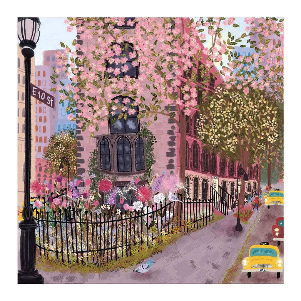 Galison: Joy Laforme Blooming Streets Puzzle (500pc Jigsaw) Board Game