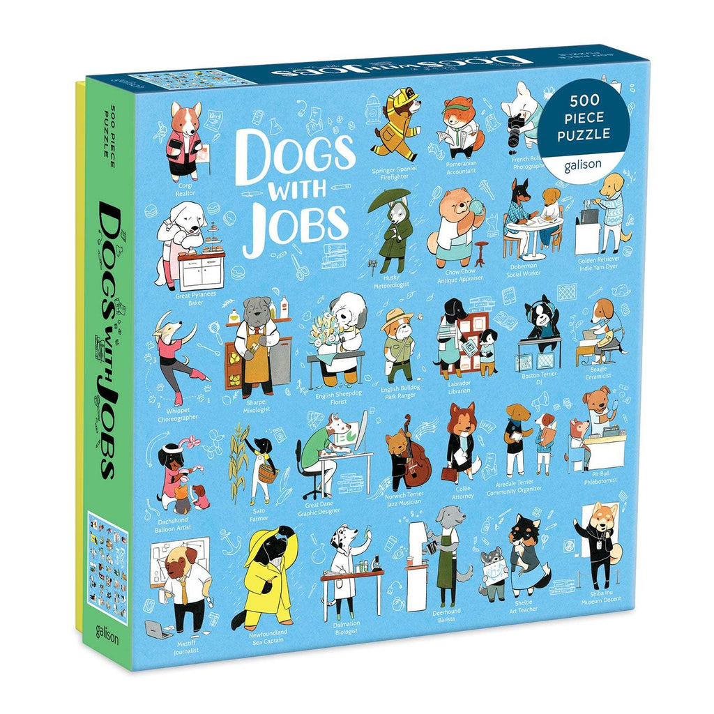 Galison: Dogs with Jobs Puzzle (500pc Jigsaw) Board Game