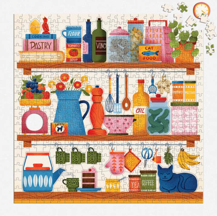 Galison: Kitchen Essentials - Shaped Pieces (500pc Jigsaw) Board Game