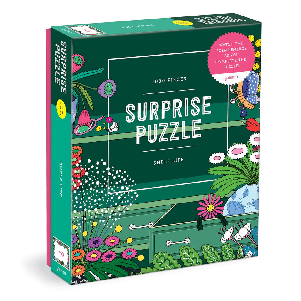 Galison: Shelf Life - Surprise Puzzle (1000pc Jigsaw) Board Game