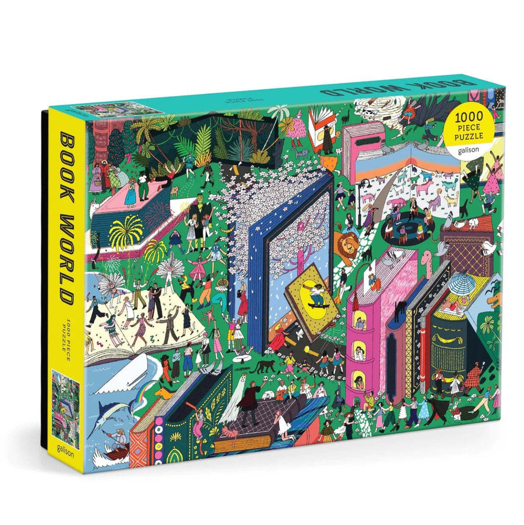 Galison: Book World Puzzle (1000 Jigsaw) Board Game