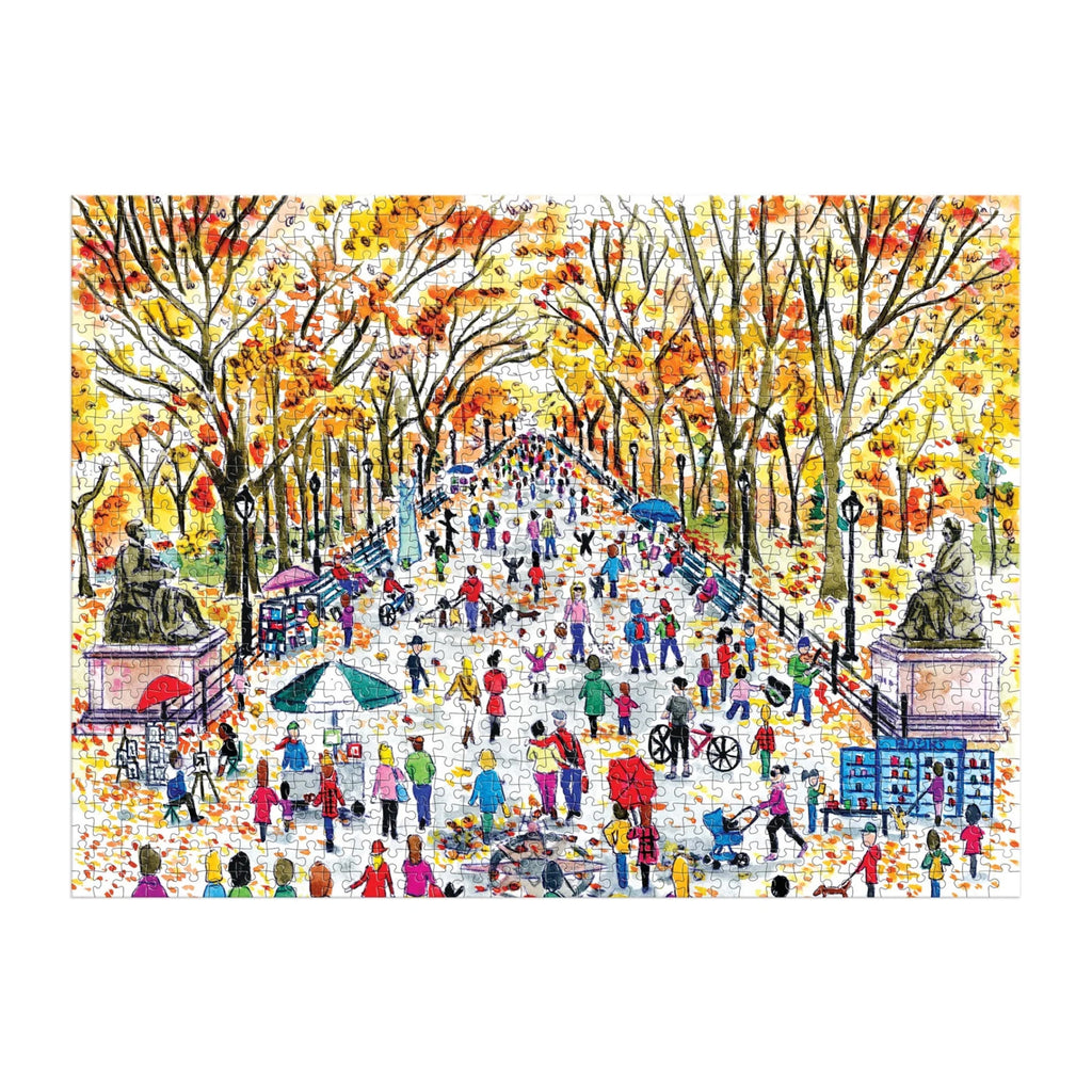 Galison: MichaelStorrings Fall in Central Park Puzzle (1000pc Jigsaw) Board Game