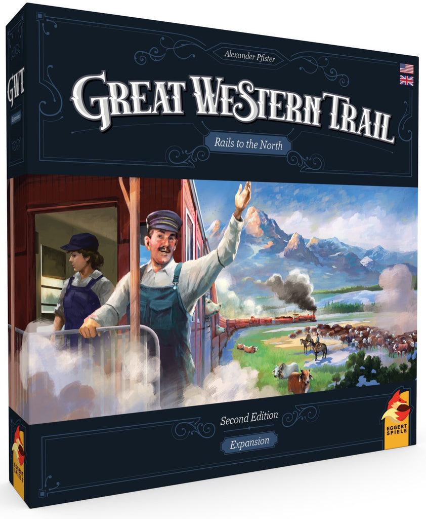 Great Western Trail Rails to the North - Second Edition Board Game