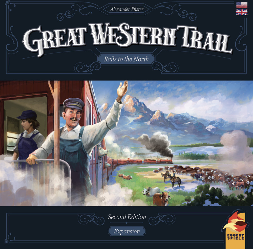 Great Western Trail Rails to the North - Second Edition Board Game