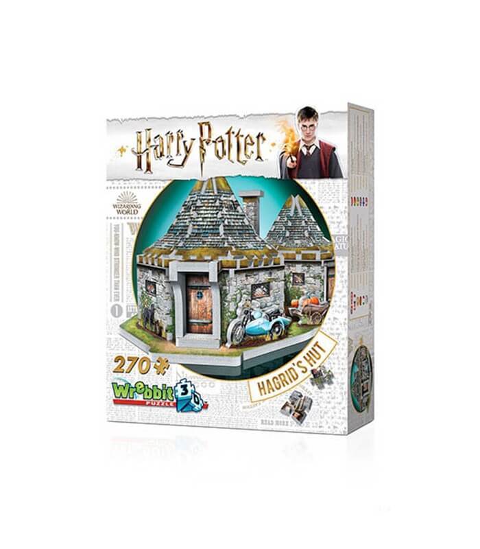 Wrebbit3D: Harry Potter Hagrid's Hutt - 3D Puzzle (270pc Jigasw) Board Game