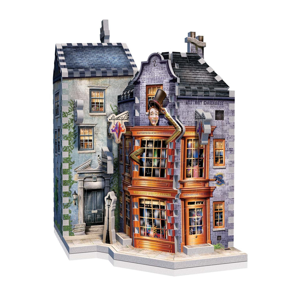 Wrebbit3D: Harry Potter Weasleys' Wizard Wheezes & Daily Prophet - 3D Puzzle (285pc Jigsaw) Board Game