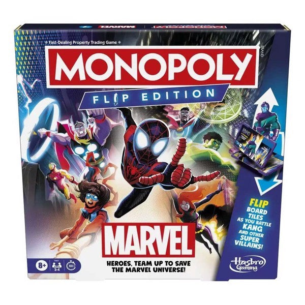 Monopoly: Flip - Marvel Edition Board Game