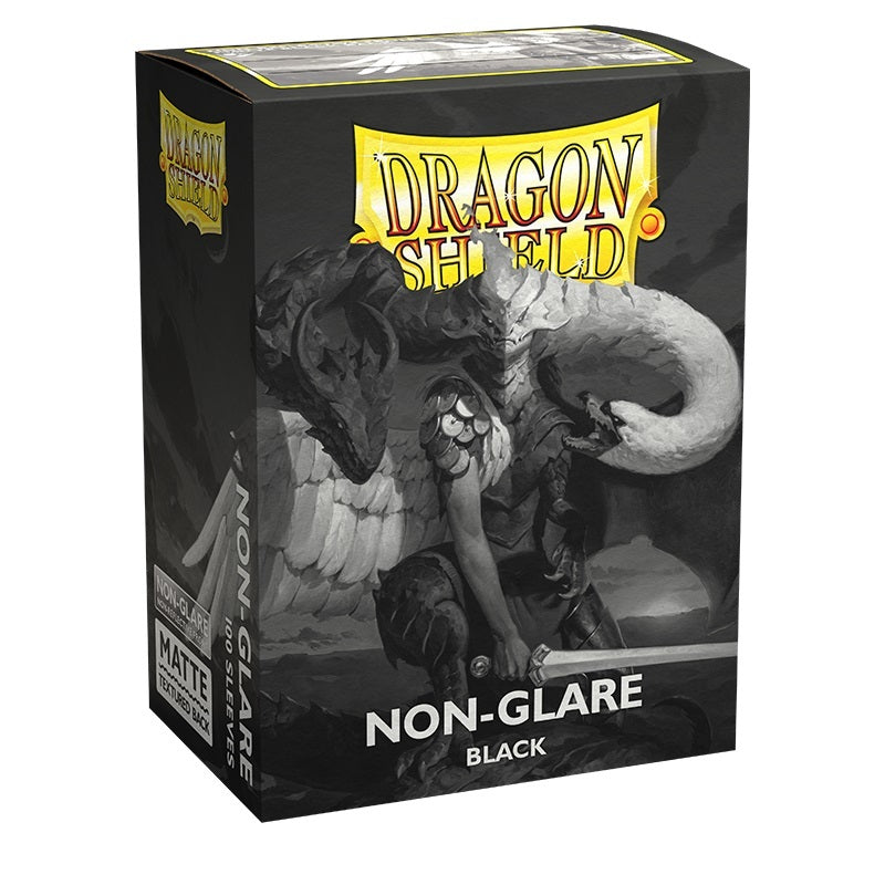 Dragon Shield: Matte Black - Non Glare Sleeves