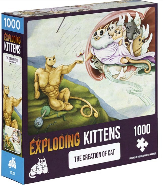 Exploding Kittens: The Creation of Cat Puzzle (1000pc Jigsaw) Board Game