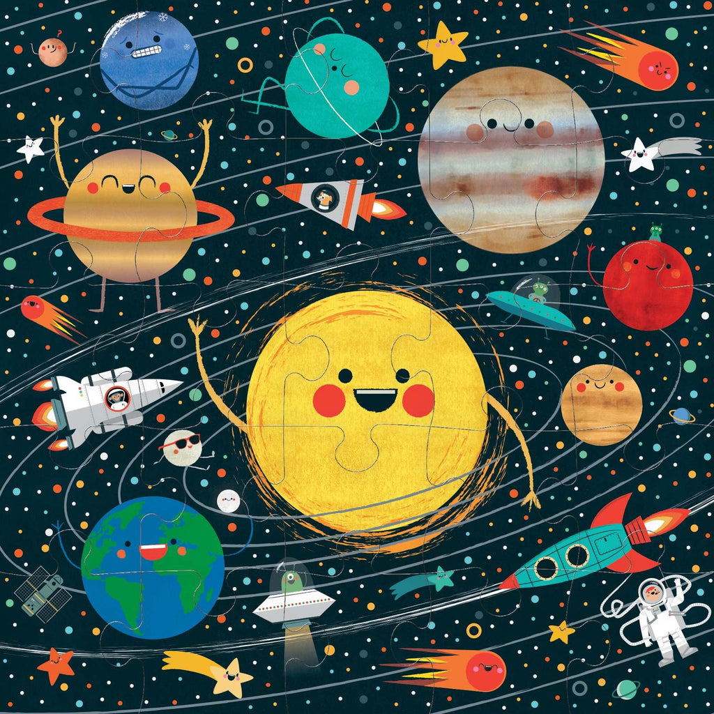 Mudpuppy: Solar System - Jumbo Puzzle (25pc Jigsaw) Board Game