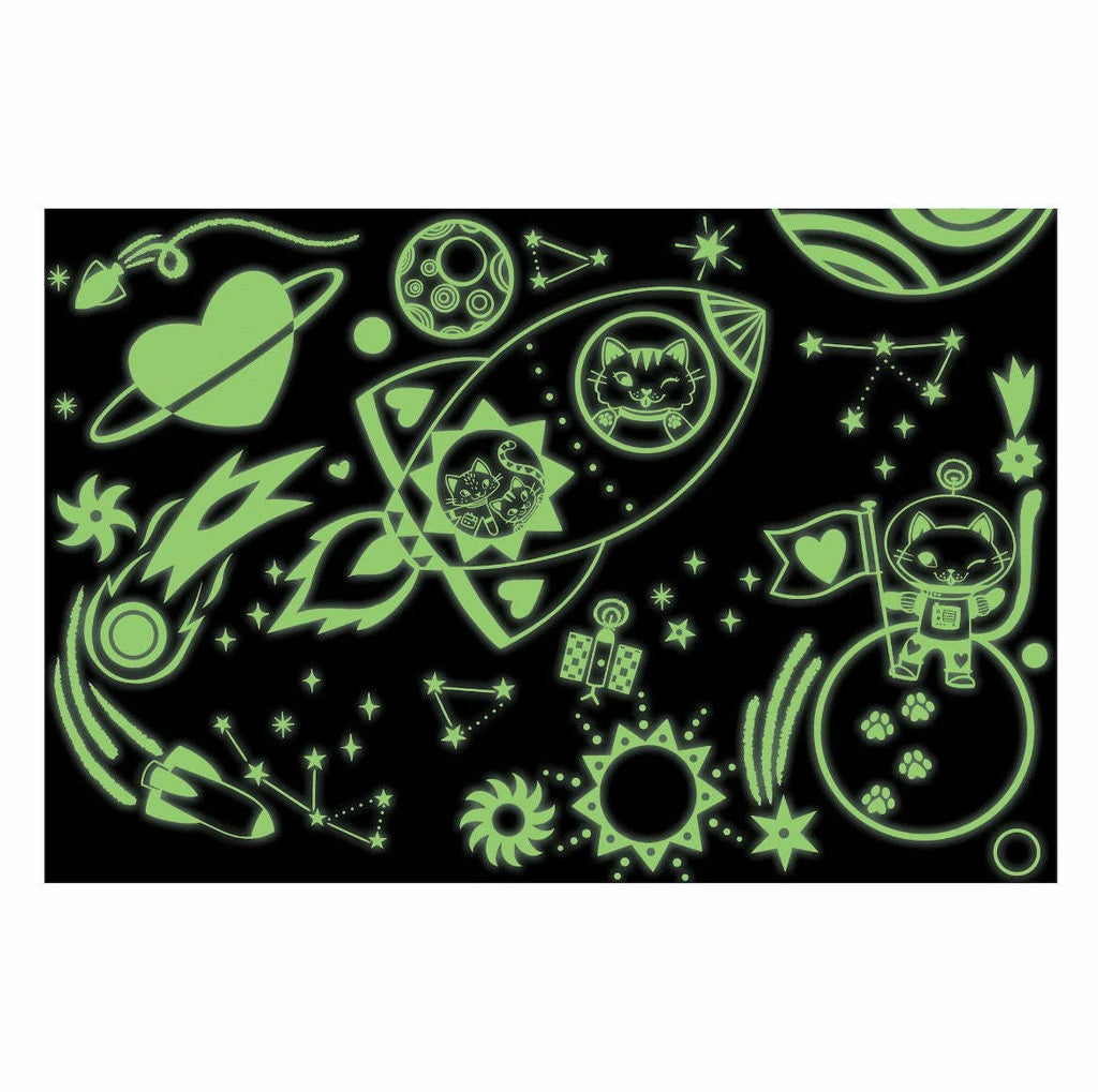 Mudpuppy: Cosmic Dreams - Glow in the Dark Puzzle (100pc Jigsaw) Board Game