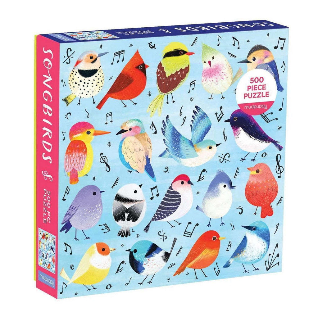 Mudpuppy: Songbirds - Family Puzzle (500pc Jigsaw) Board Game