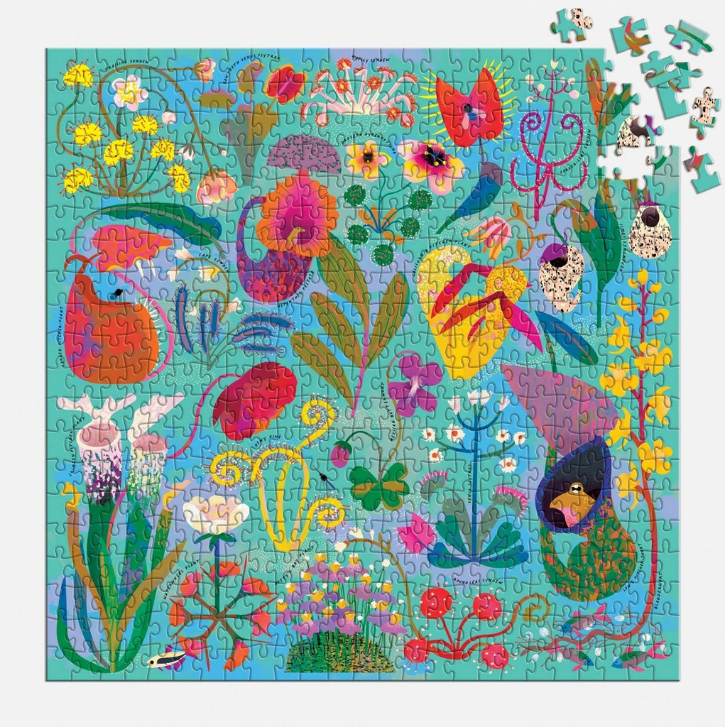 Mudpuppy: Hungry Plants - Family Puzzle (500pc Jigsaw) Board Game