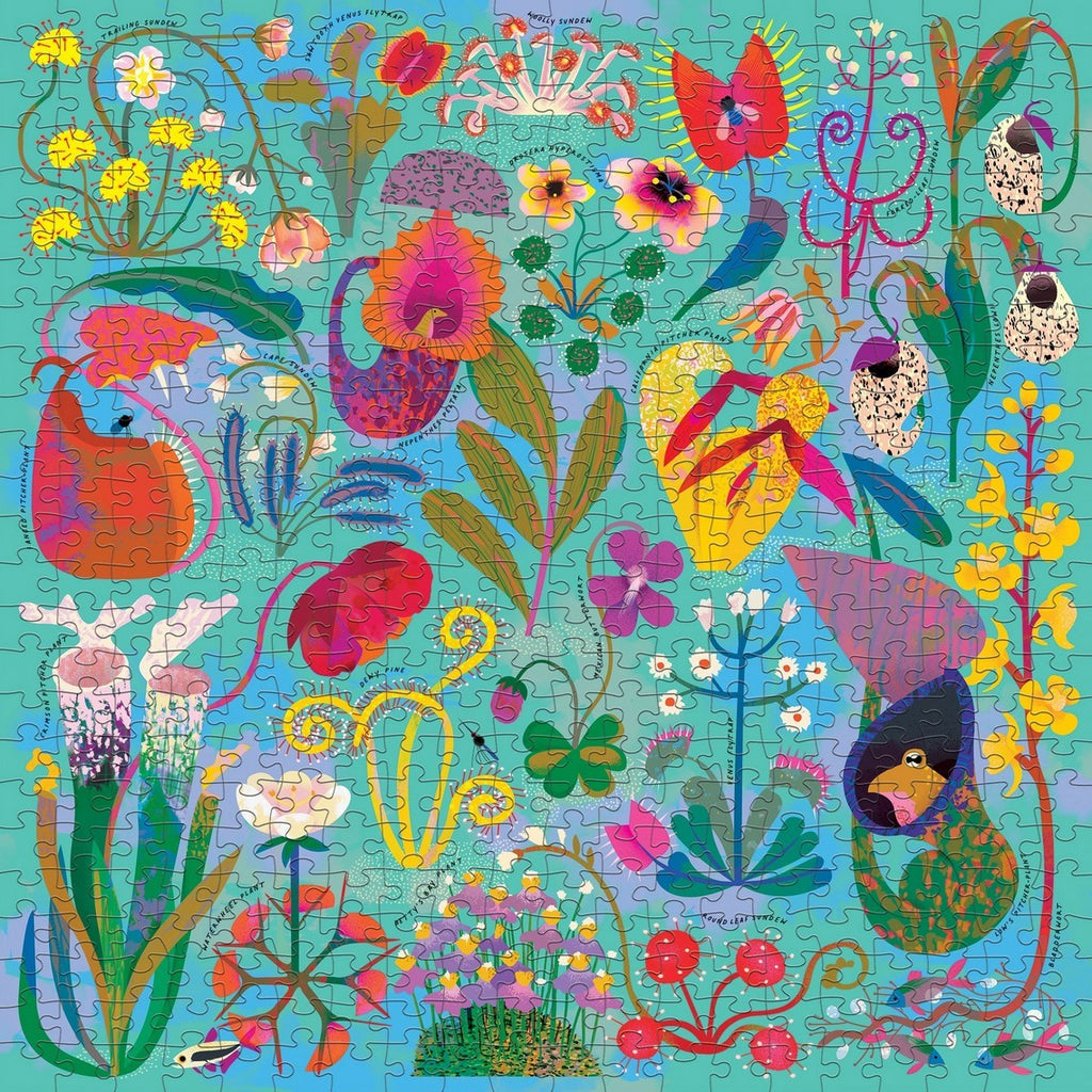Mudpuppy: Hungry Plants - Family Puzzle (500pc Jigsaw) Board Game
