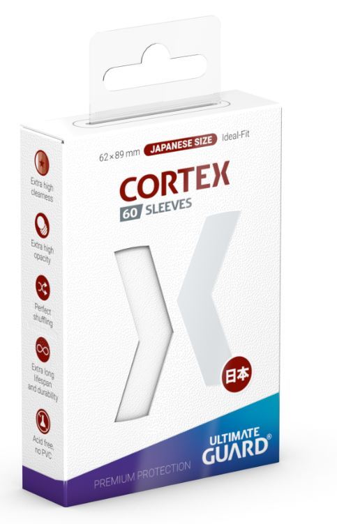 Ultimate Guard: Cortex Japanese Sleeves (60ct) - Glossy White