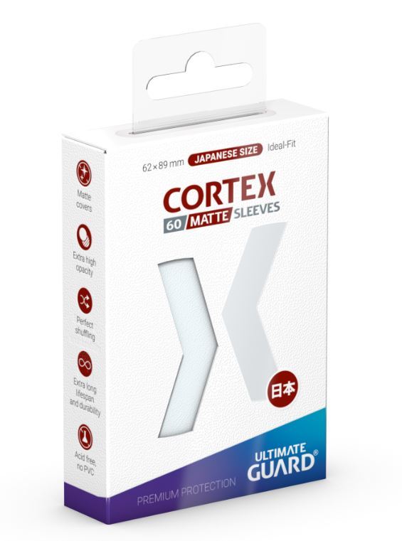 Ultimate Guard: Cortex Japanese Sleeves (60ct) - Matte Transparent