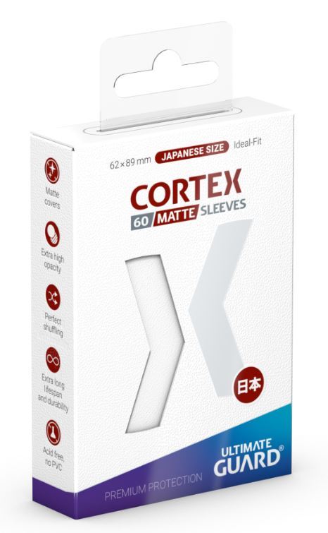 Ultimate Guard: Cortex Japanese Sleeves (60ct) - Matte White