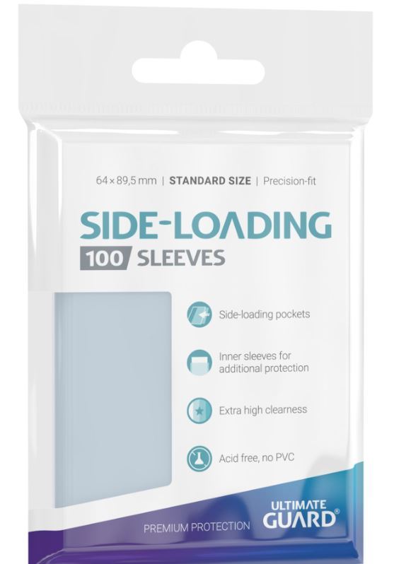 Ultimate Guard: Precise-Fit Sleeves - Side-Loading (Standard Size) - Transparent (100)