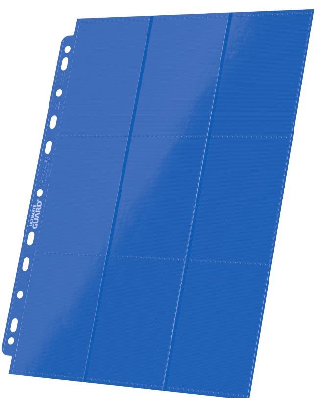 Ultimate Guard: Side-Loading Pages - 18-Pocket (Blue) - 10-Pack
