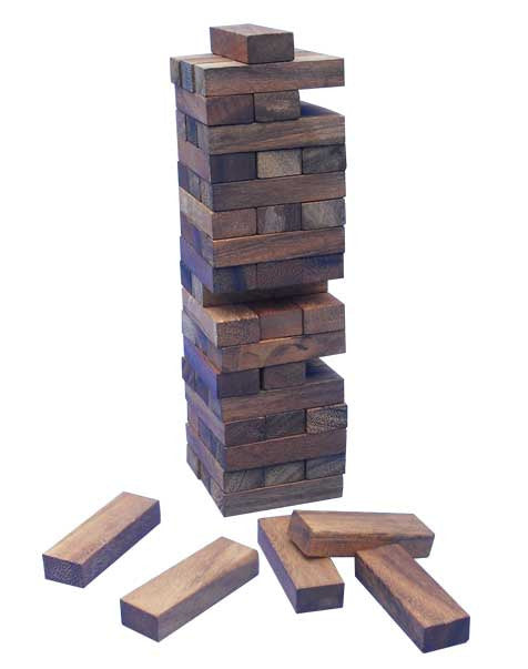 Jenga: Wooden Balance Tower Game (24cm)