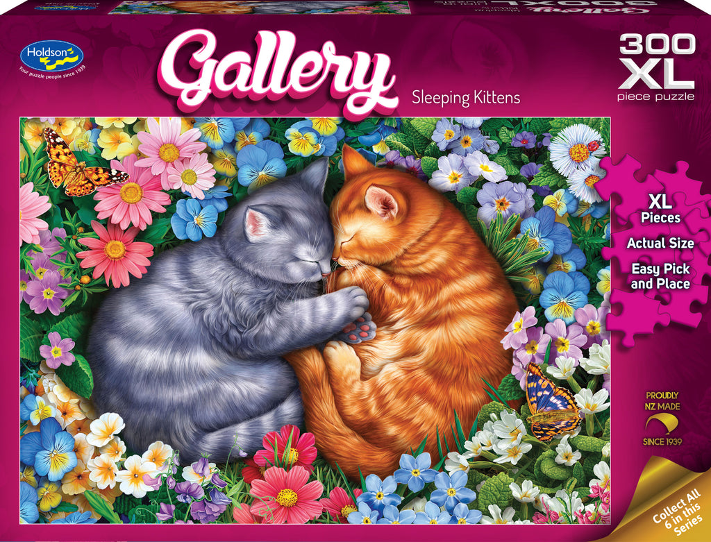 Holdson: Sleeping Kittens - Gallery Series XL Piece Puzzle (300pc Jigsaw) Board Game