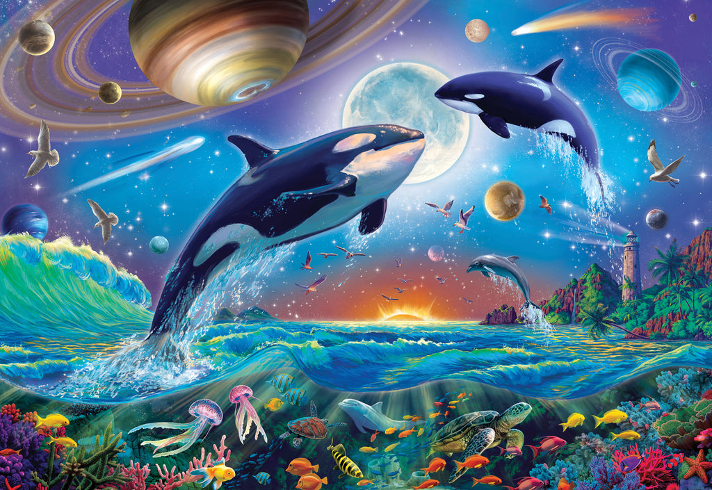 Holdson: Space Whales - Gallery Series XL Piece Puzzle (300pc Jigsaw) Board Game