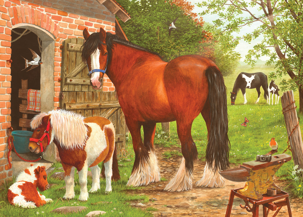 Holdson: At the Stable Door - Kith & Kin Puzzle (1000pc Jigsaw) Board Game