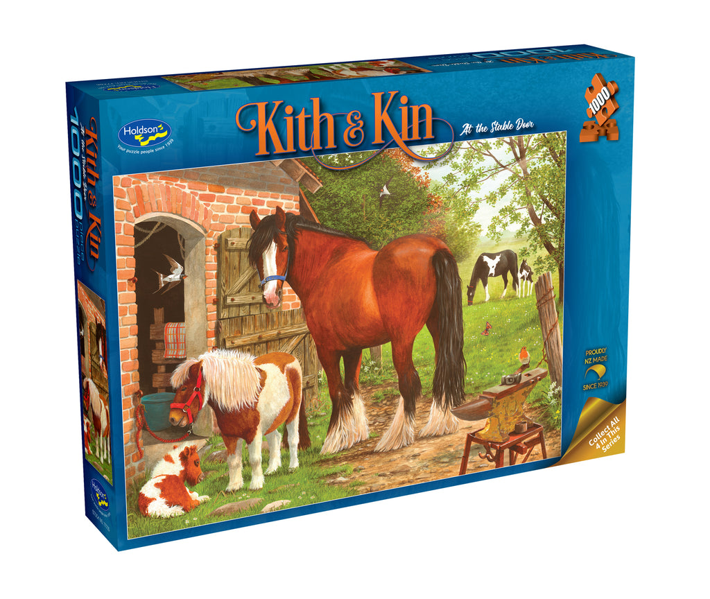 Holdson: At the Stable Door - Kith & Kin Puzzle (1000pc Jigsaw) Board Game