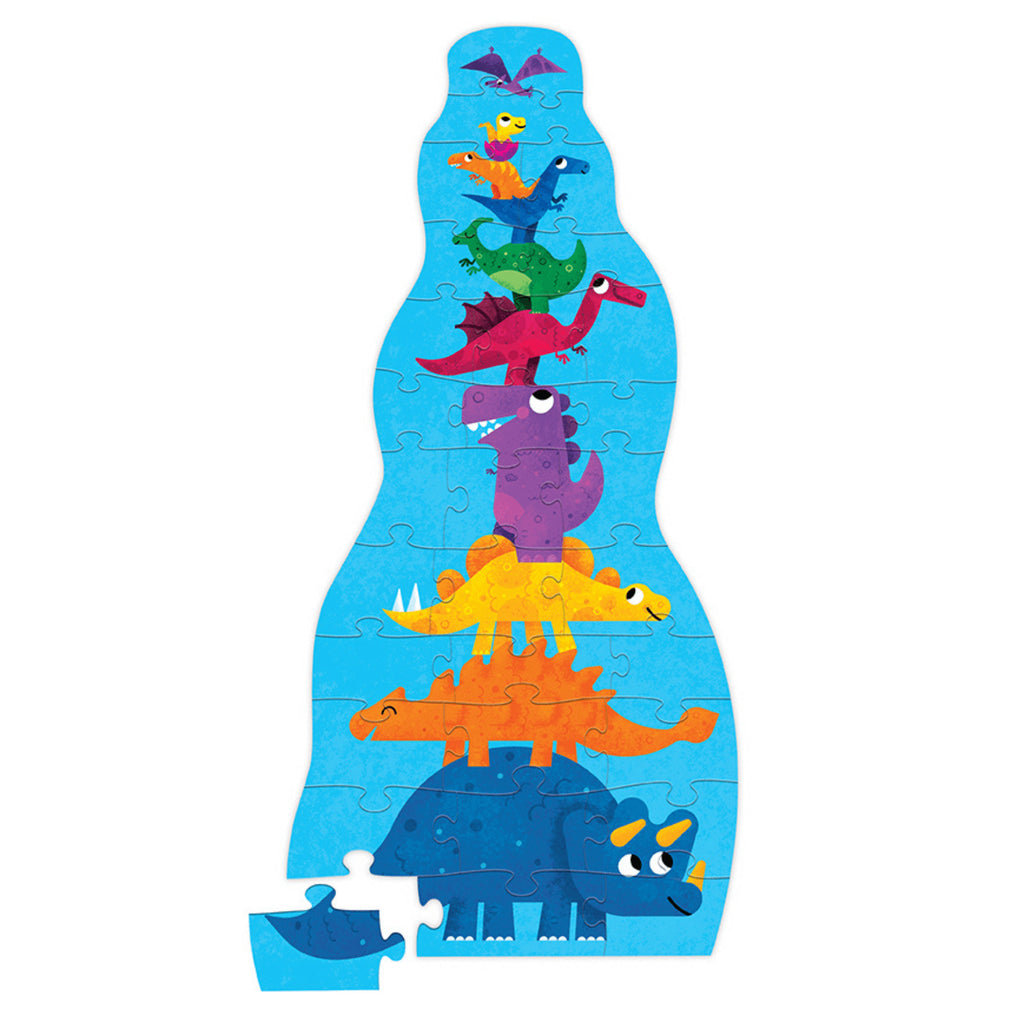 Crocodile Creek: Dinosaur - Tower Puzzle (30pc Jigsaw) Board Game
