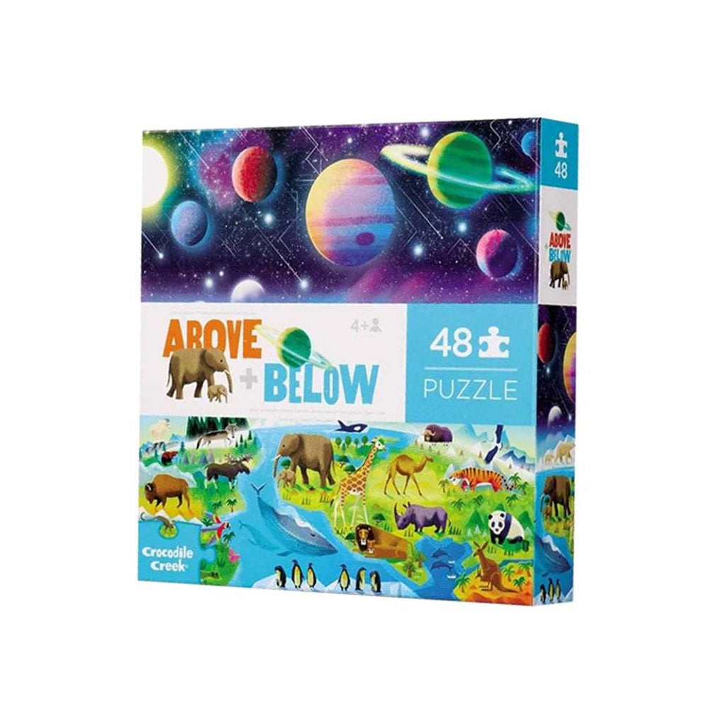 Crocodile Creek: Above & Below Earth & Space (48pc Jigsaw) Board Game