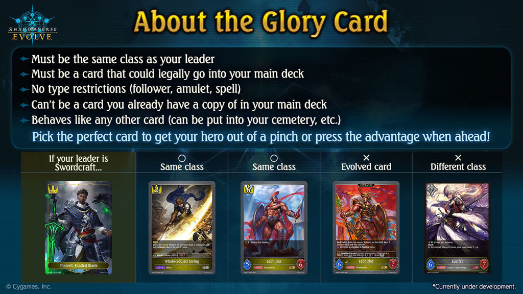 Shadowverse: Evolve - Gloryfinder: Guide to Glory - Bundle Set