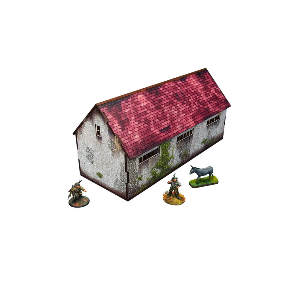 Bolt Action: Pre-Painted Wwii - Normandy Stable With Dovecote