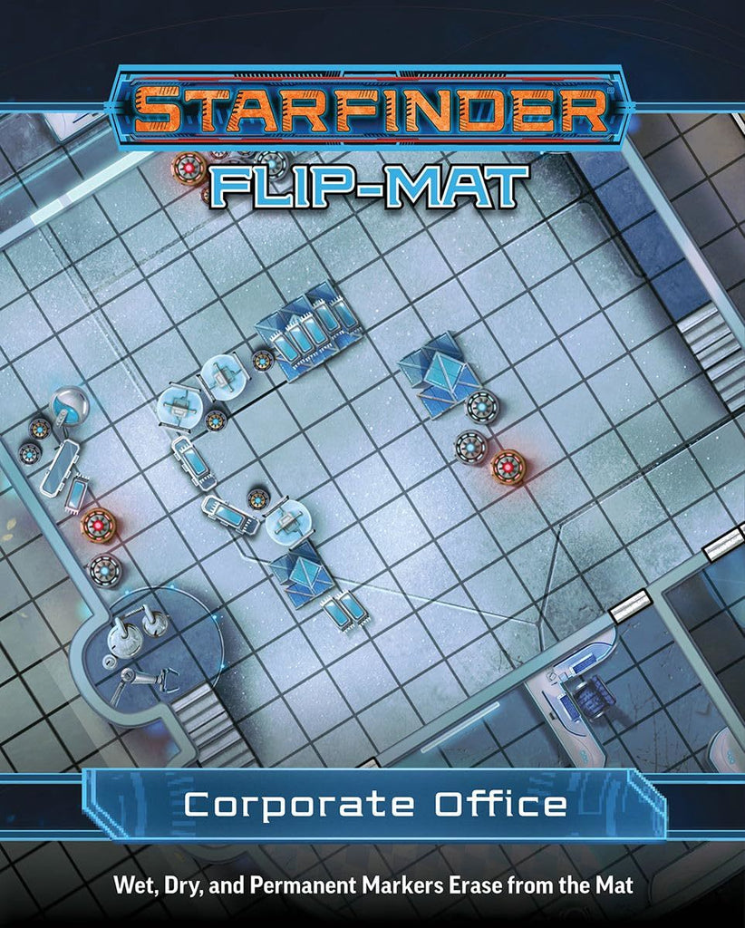 Starfinder Flip-Mat: Corporate Office By Damien Mammoliti