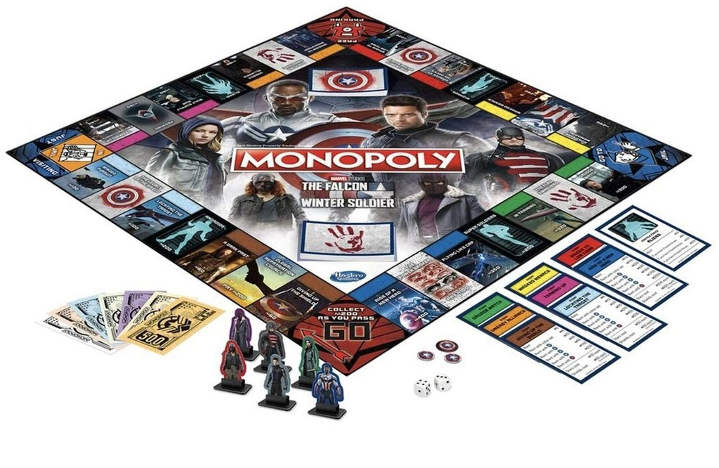 Monopoly: Marvel Studio's - The Falcon & The Winter Soldier Edition Board Game