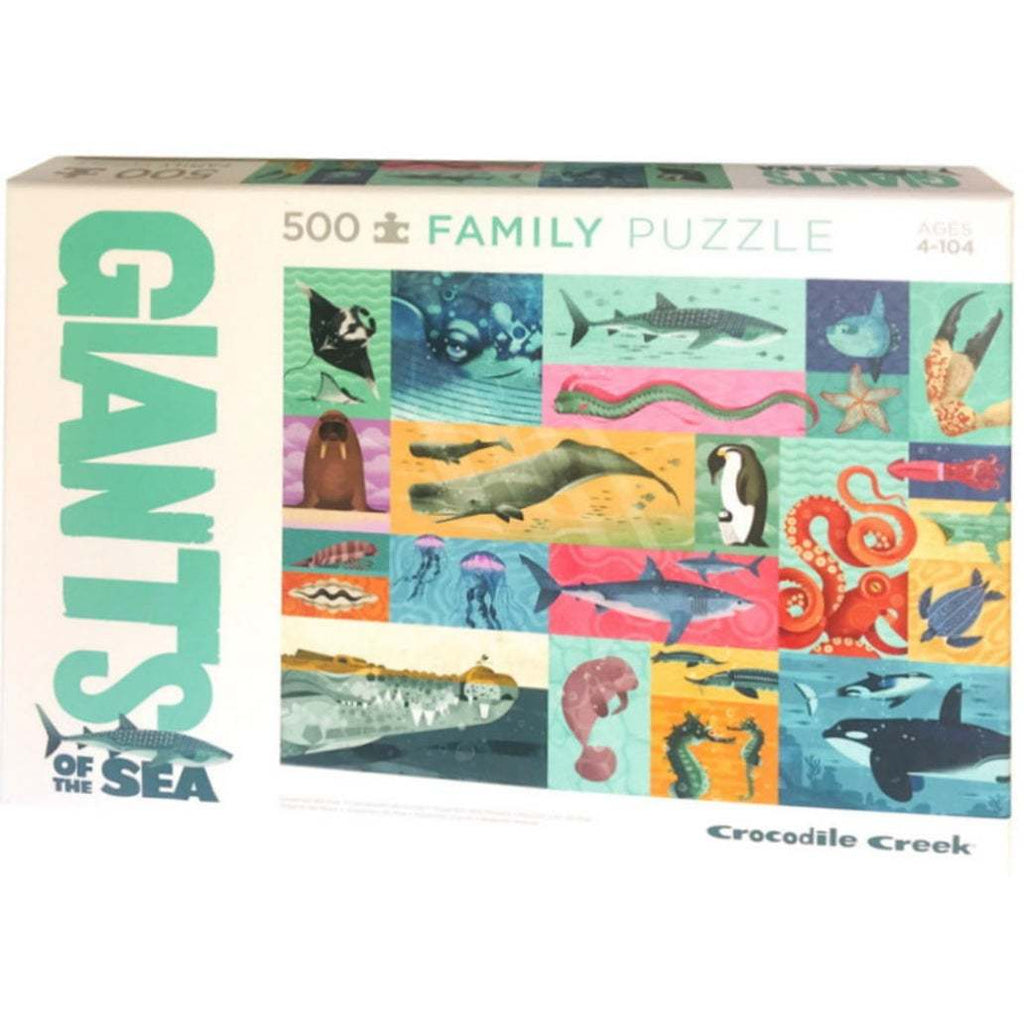 Crocodile Creek: Giants of the Sea - Family Puzzle (500pc Jigsaw) Board Game