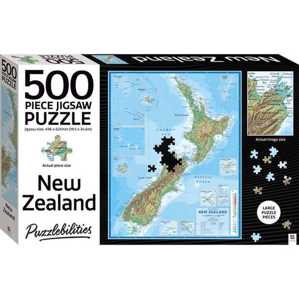 Puzzlebilities: New Zealand Puzzle (500pc Jigsaw) Board Game