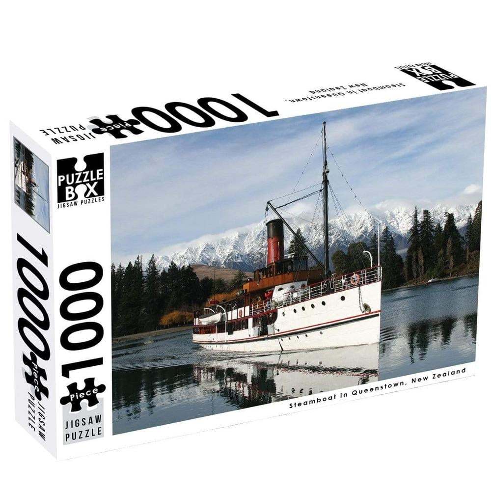 Premium Cut: Steamboat in Queenstown Puzzle (1000pc Jigsaw) Board Game
