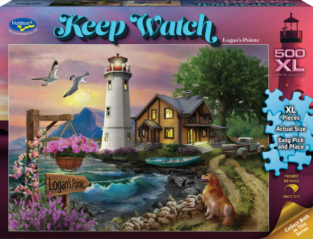 Holdson: Logans Pointe - Keep Watch XL Piece Puzzle (500pc Jigsaw) Board Game